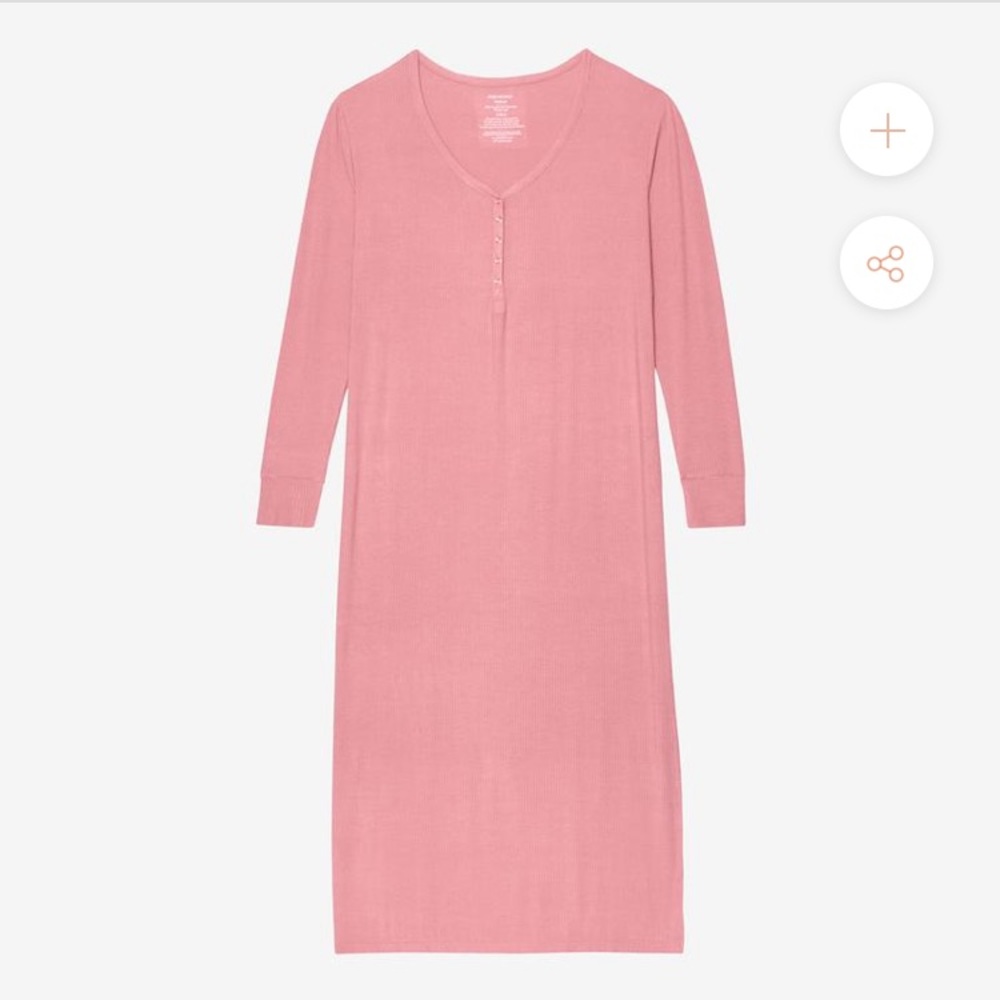 NWT Bamboo Blend Rose Maxi Dress - Large (8/10) - Picture 2 of 8